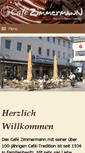 Mobile Screenshot of cafe-zimmermann.de